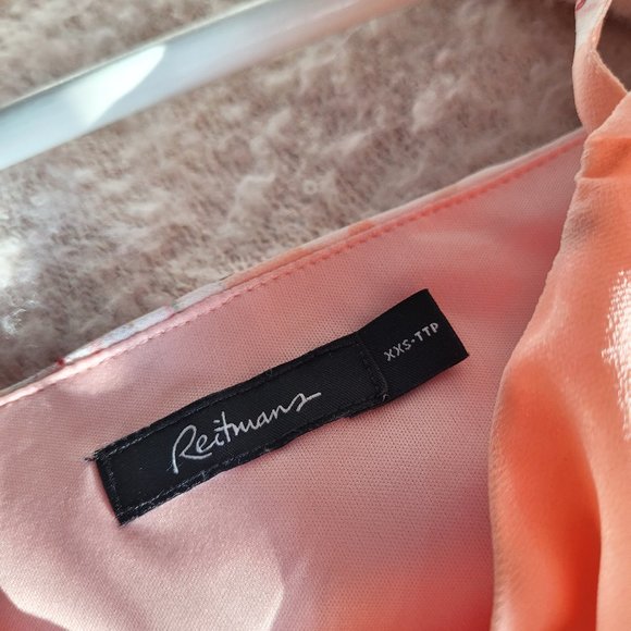 Floral Peach Maxi Dress XXS, Reitmans - Picture 6 of 10